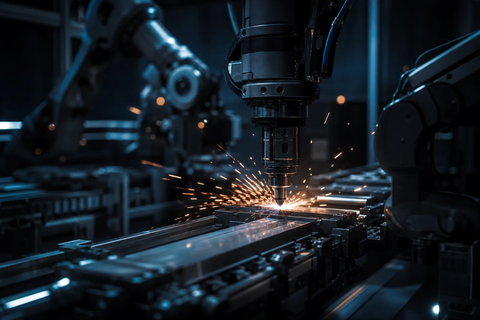 Fabricación y automatización — vídeo industrial y CGI